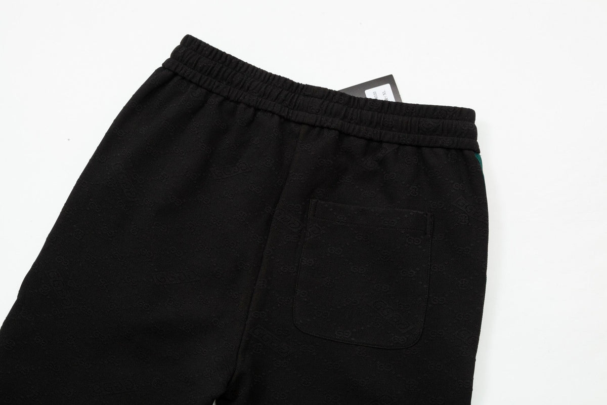 Gucci Striped Web Stripe Pants in Black