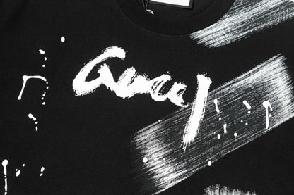 Gucci Graffiti Logo T-Shirt in Black