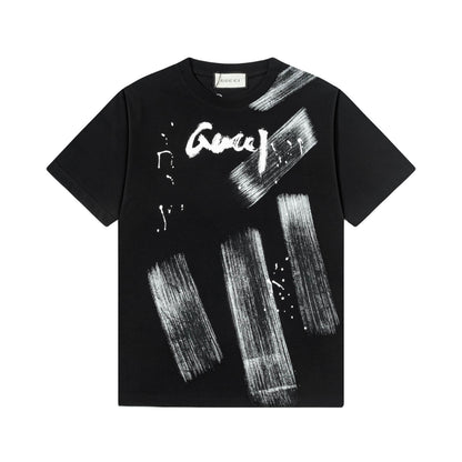 Gucci Graffiti Logo T-Shirt in Black