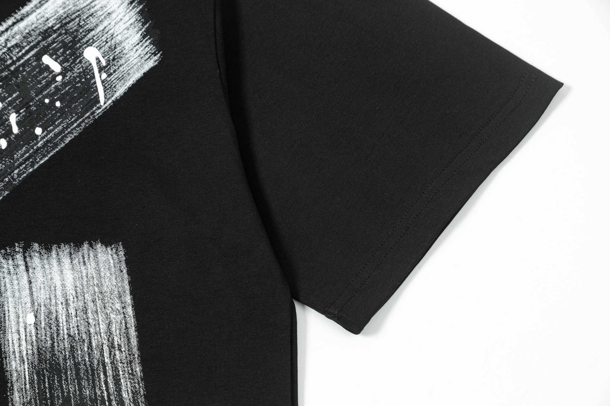 Gucci Graffiti Logo T-Shirt in Black