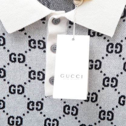 Gucci Unisex Jacquard Polo Sweater