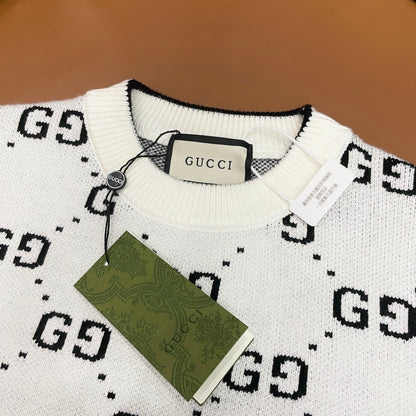 Gucci Unisex Jacquard Crewneck Sweater