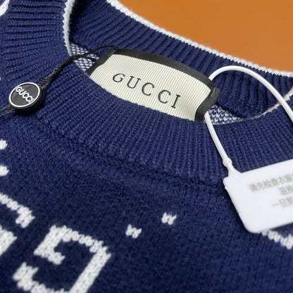 Gucci Unisex Jacquard Crewneck Sweater