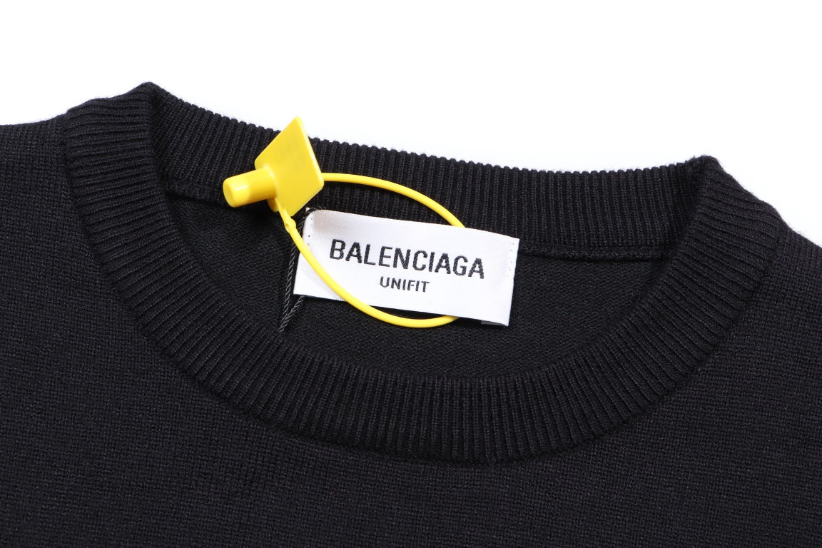 Gucci Striped Bee Embroidered Oversized V-Neck Sweater