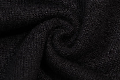 Gucci Striped Bee Embroidered Oversized V-Neck Sweater