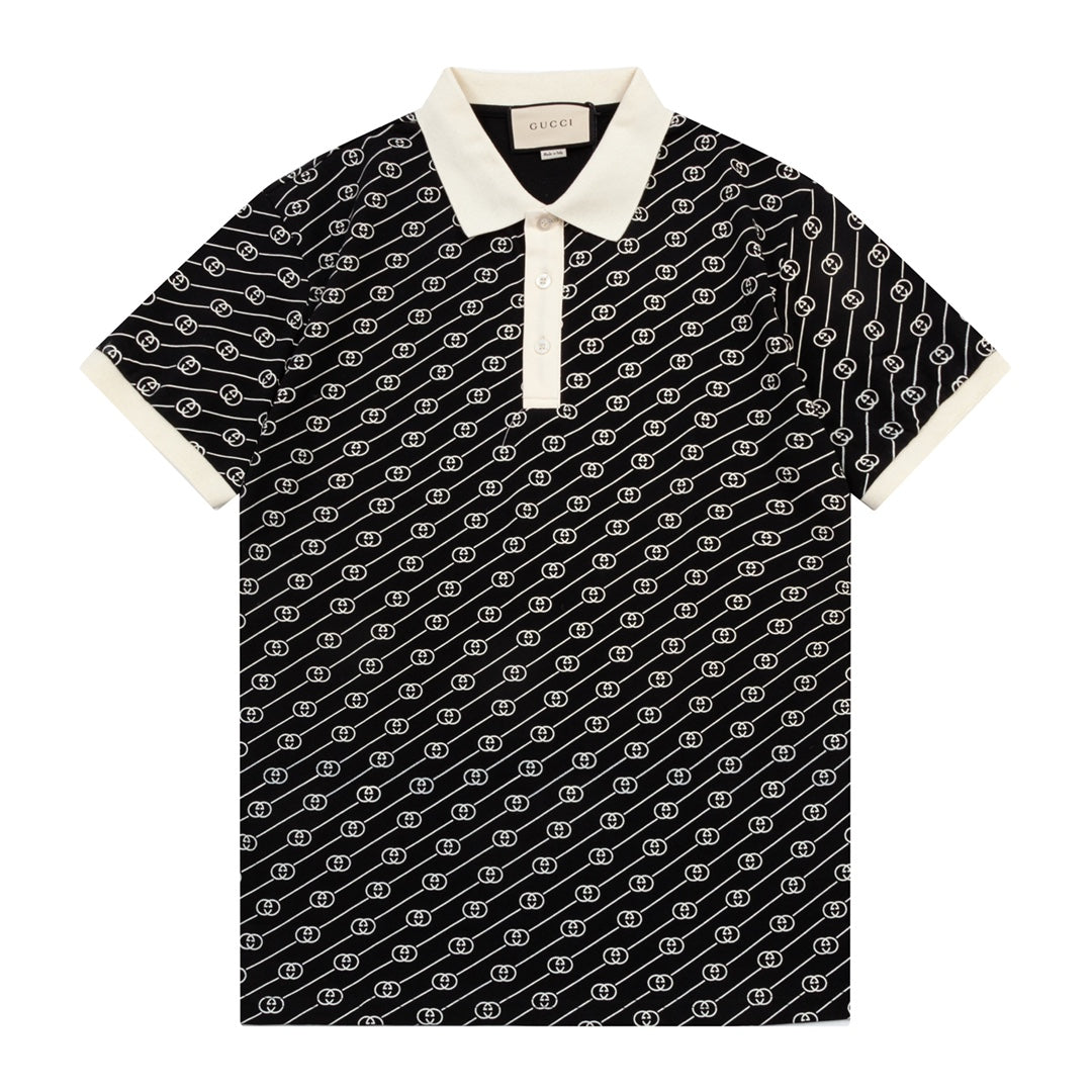 Gucci Double G Polo Shirt in Black