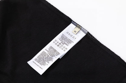 Gucci Logo Print T-Shirt in Black
