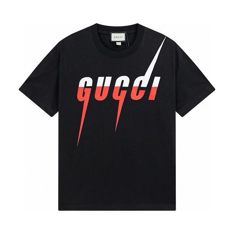 Gucci Logo Print T-Shirt in Black