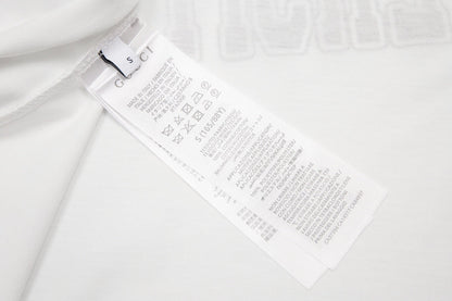 Gucci Signature T-Shirt in White & Khaki
