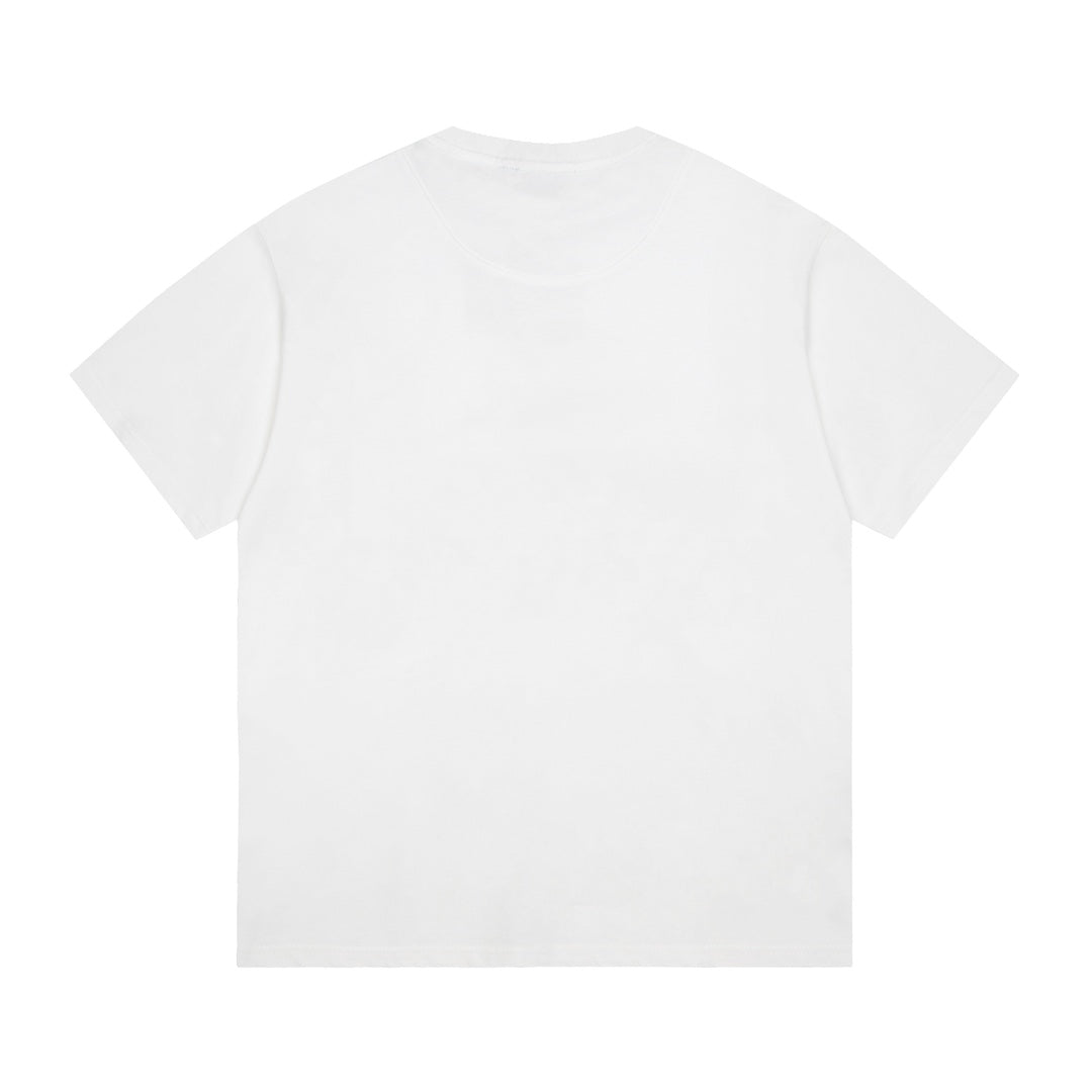 Gucci Signature T-Shirt in White & Khaki