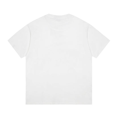 Gucci Signature T-Shirt in White & Khaki