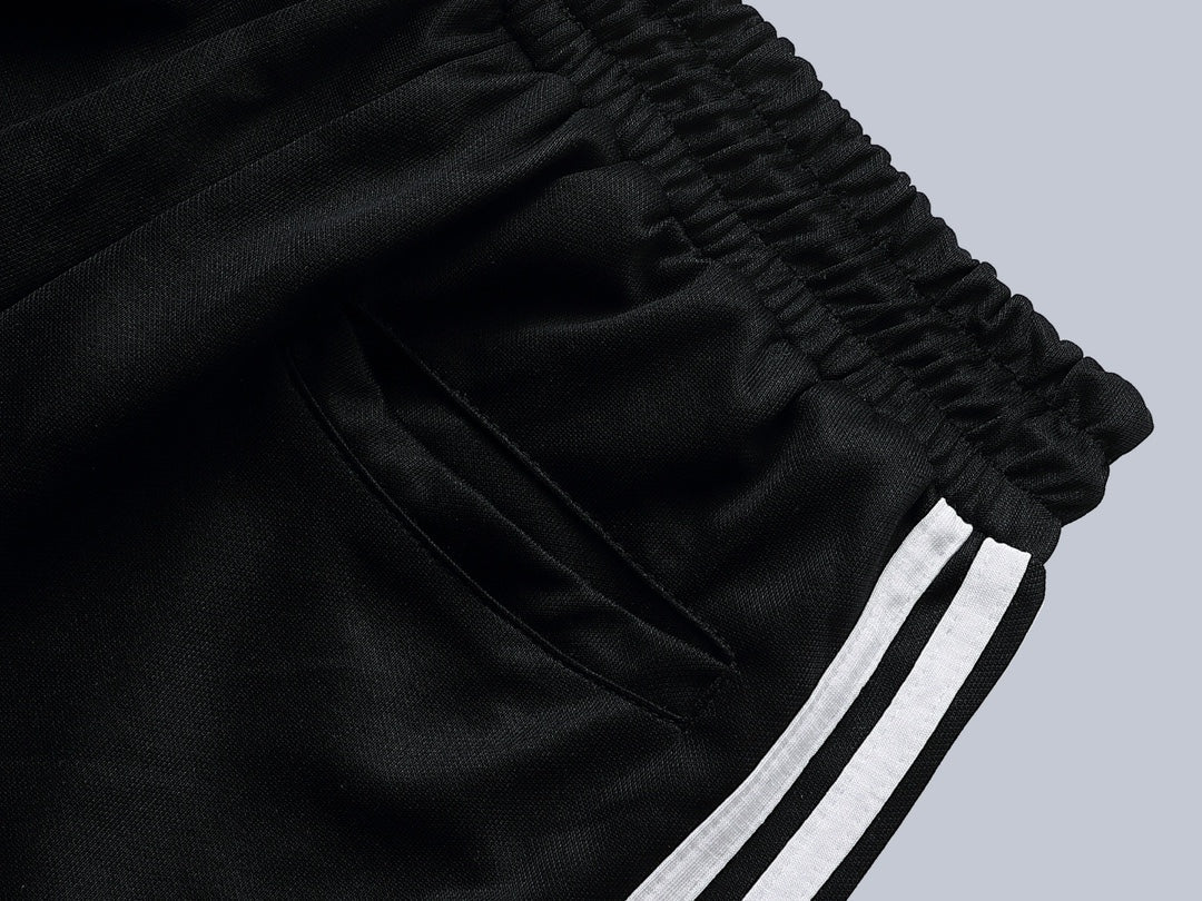 Gucci Straight-Leg Pants in Green, White & Black