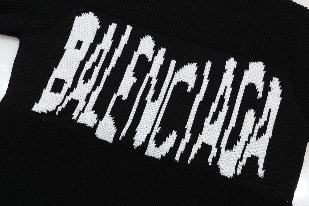 Gucci Logo Print Graphic Sweater