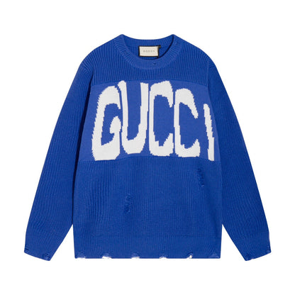 Gucci Logo Print Graphic Sweater