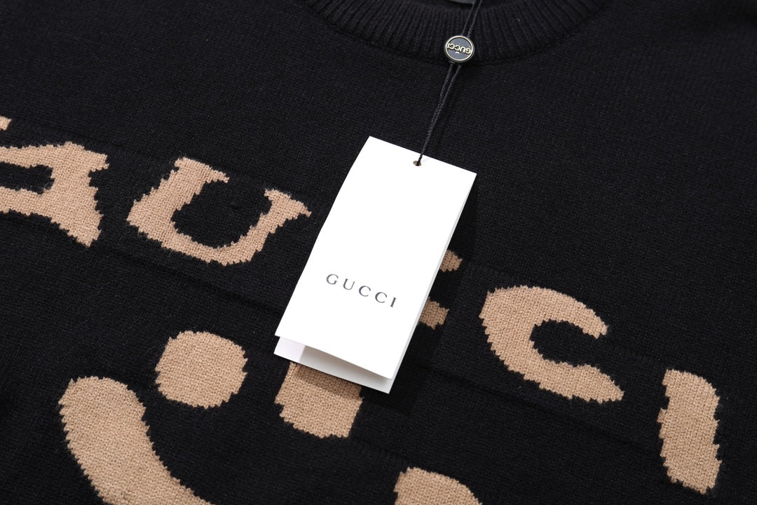 Gucci Signature Logo Knit Sweater