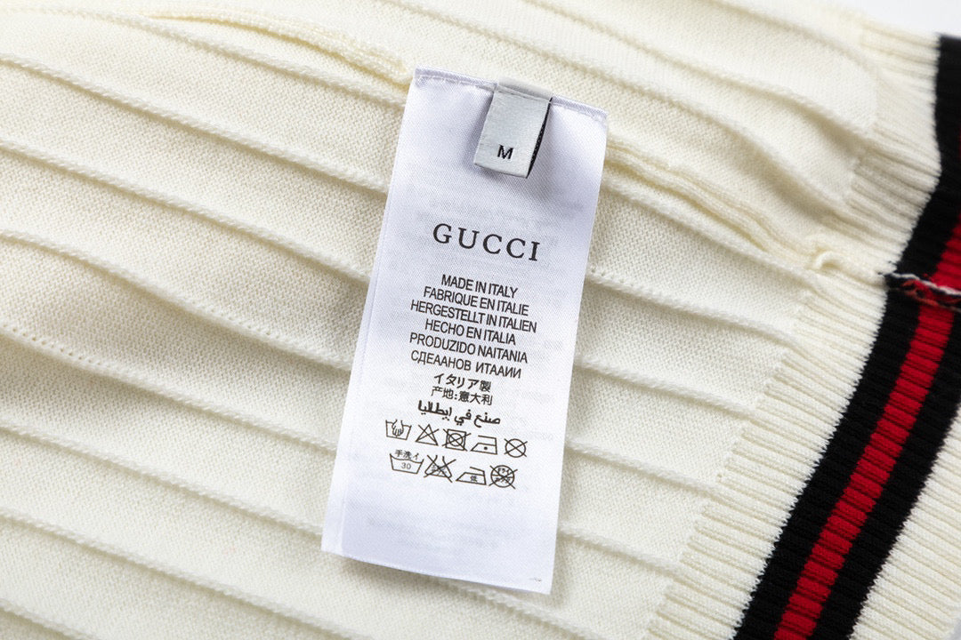 Gucci Embroidered Polo Shirt
