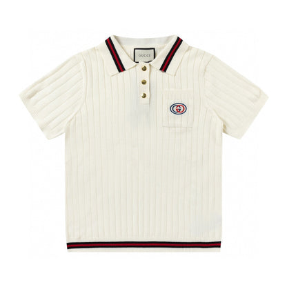 Gucci Embroidered Polo Shirt
