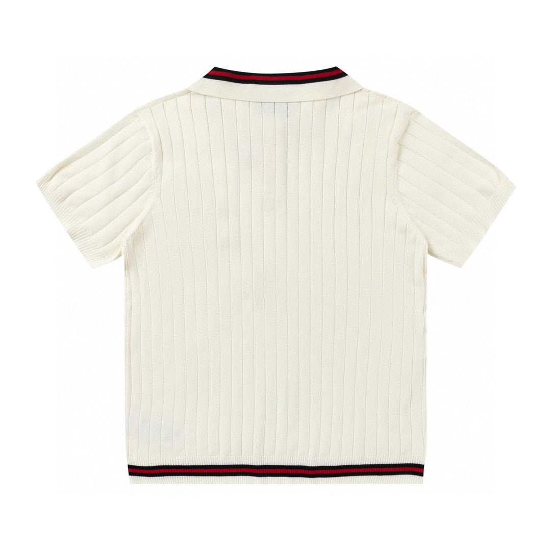 Gucci Embroidered Polo Shirt