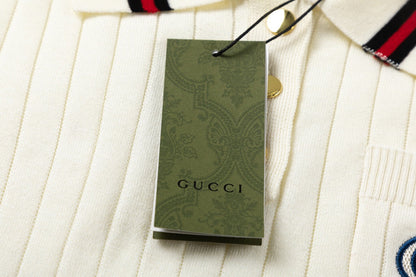 Gucci Embroidered Polo Shirt