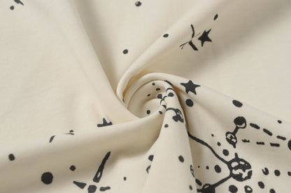 Gucci Cosmogonie Star Print T-Shirt in Beige & Blue