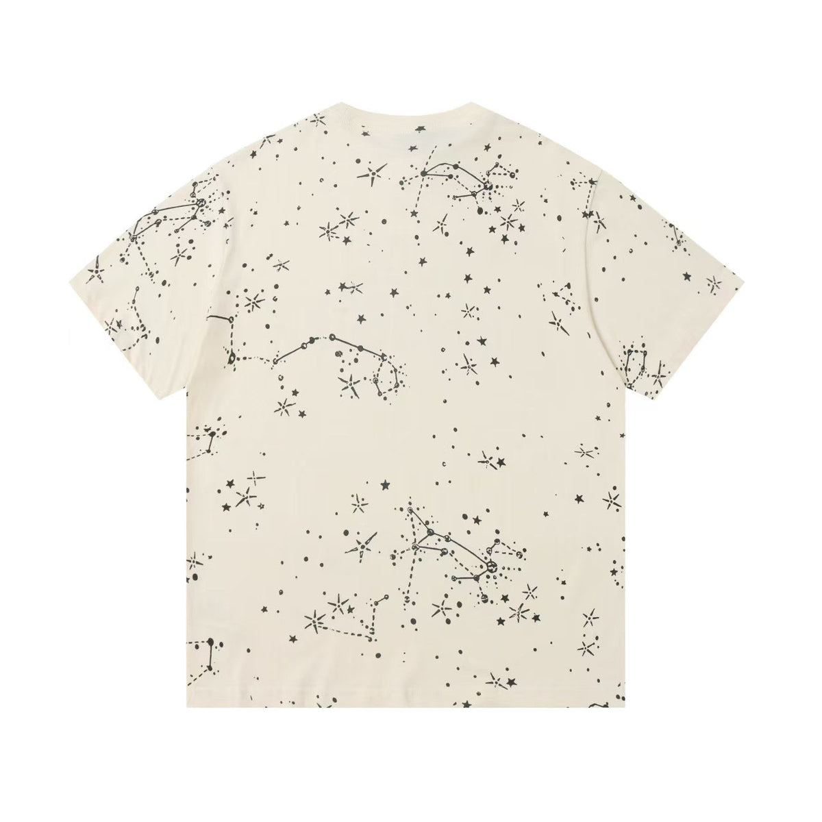 Gucci Cosmogonie Star Print T-Shirt in Beige & Blue