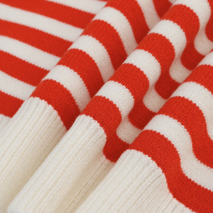 Gucci Unisex Embroidered Striped Crewneck Sweater