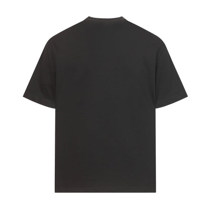 Balenciaga Comic Lettering BB Crest T-Shirt in Black & White