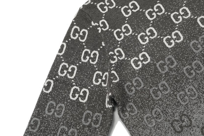 Gucci Unisex Monogram Double-G Mock-Neck Sweater