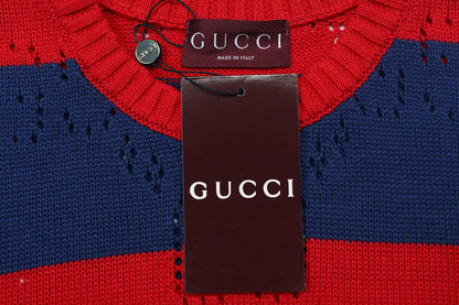 Gucci Unisex Open-Knit Crewneck Sweater