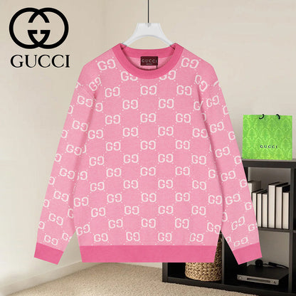 Gucci Unisex Jacquard Crewneck Sweater