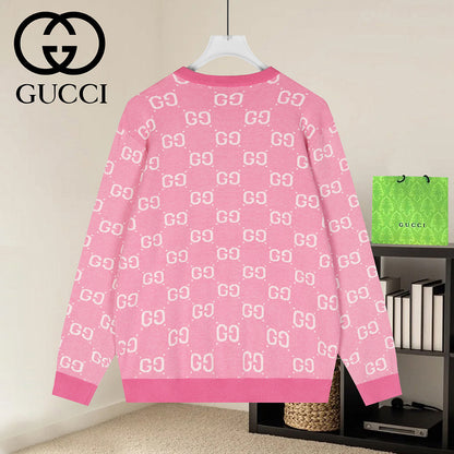 Gucci Unisex Jacquard Crewneck Sweater