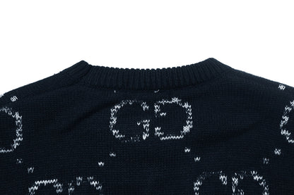 Gucci Unisex Monogram Double-G Crewneck Sweater