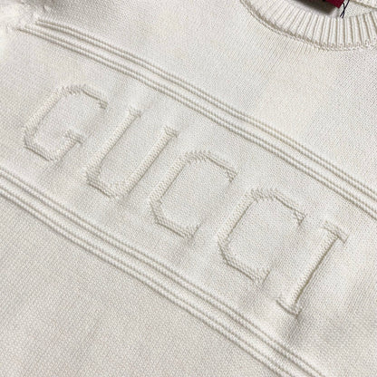 Gucci Unisex Jacquard Striped Crewneck Sweater