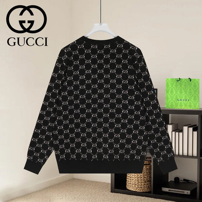 Gucci Unisex Jacquard Crewneck Sweater