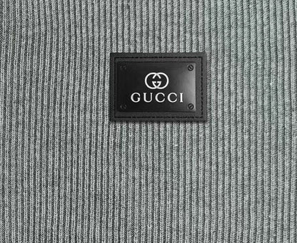 Gucci Unisex Double-G Embroidered Zip-Up Cardigan