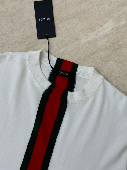 Gucci Unisex Striped Crewneck Sweater