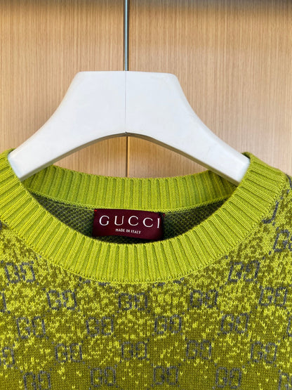 Gucci Unisex Jacquard Crewneck Sweater