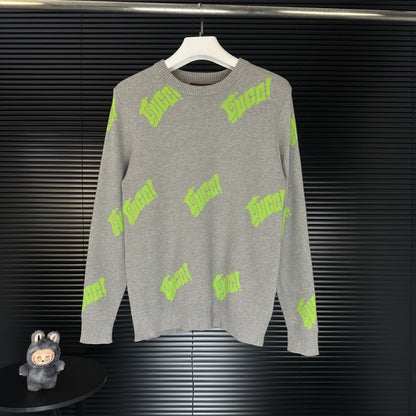 Gucci Unisex Jacquard Crewneck Sweater